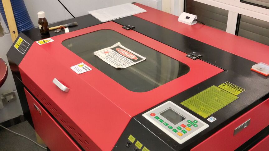 A laser cutter